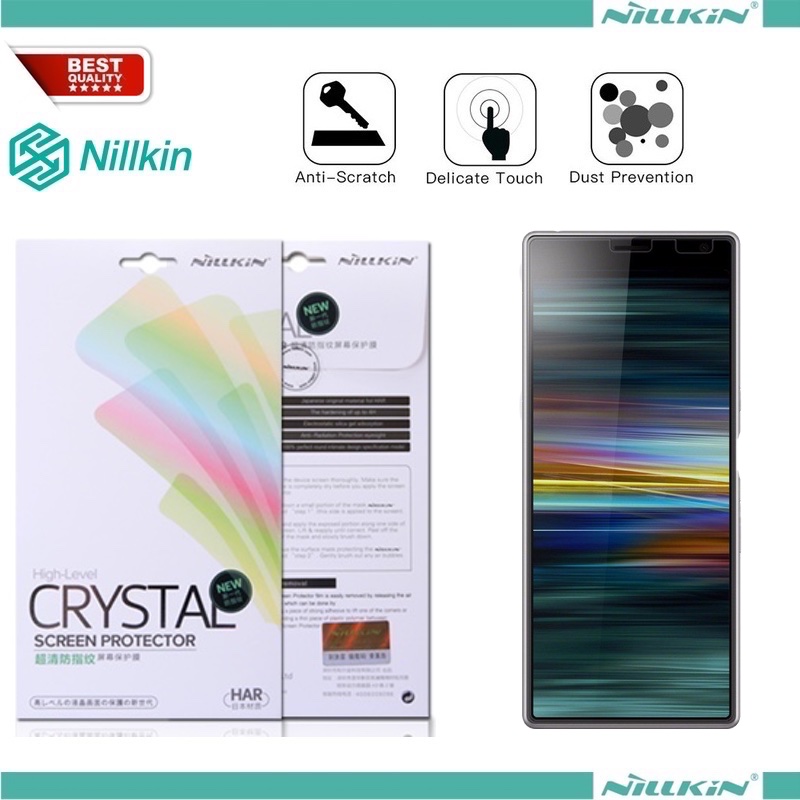Ekrano plėvelė Nillkin crystal serijos (XPERIA 10 PLUS) Ekrano plėvelė Nillkin crystal serijos (XPERIA 10 PLUS)